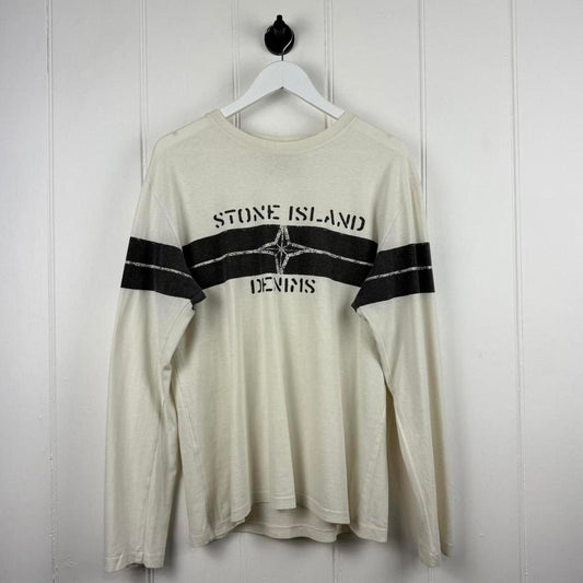 Stone Island “Denims” Long Sleeve Graphic Tee (L)