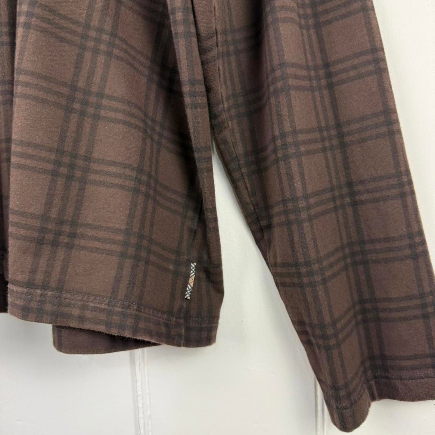 Burberry London Nova Check Long Sleeve T-Shirt (XL)