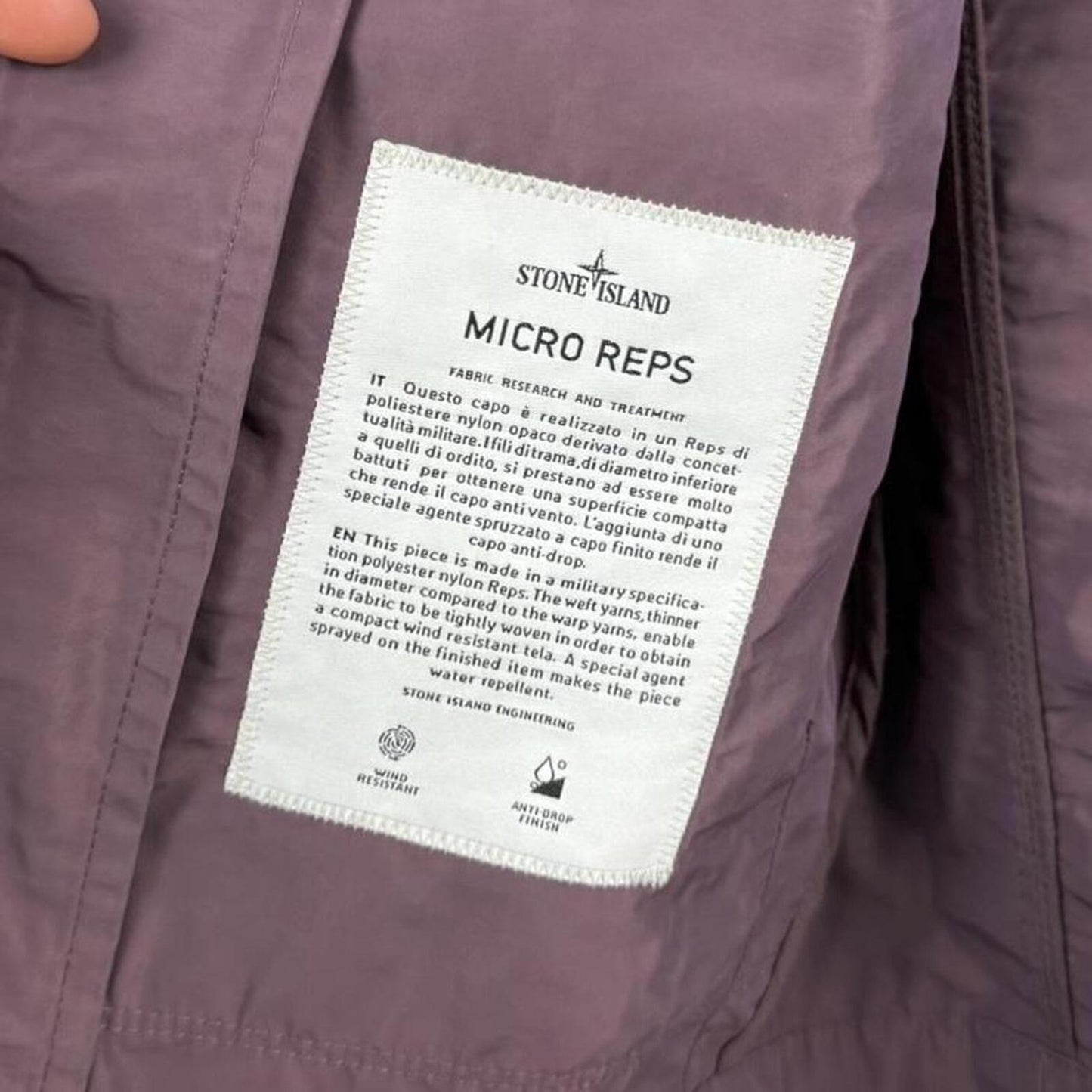 Stone Island Micro Reps Hooded Jacket (M)