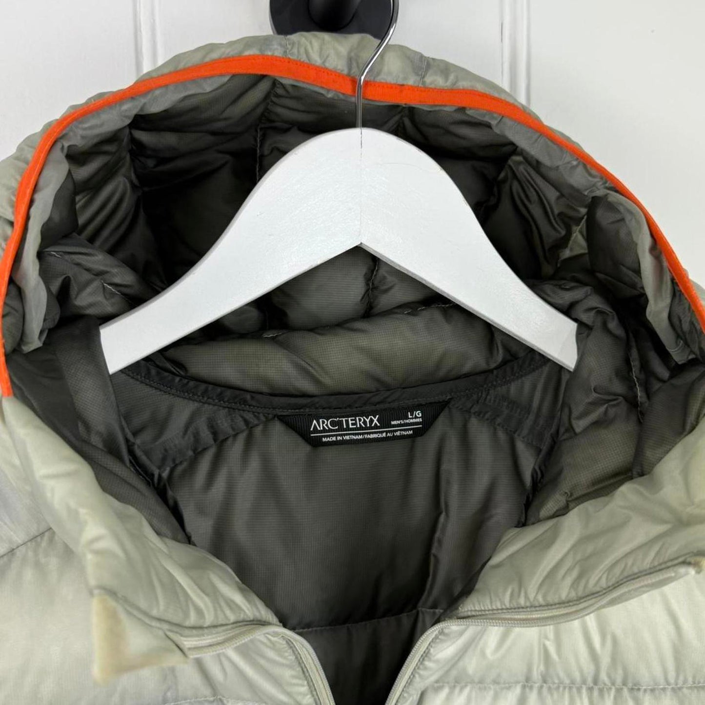 Arc’teryx Cerium Hoody (Grey/Orange Trim) (L)