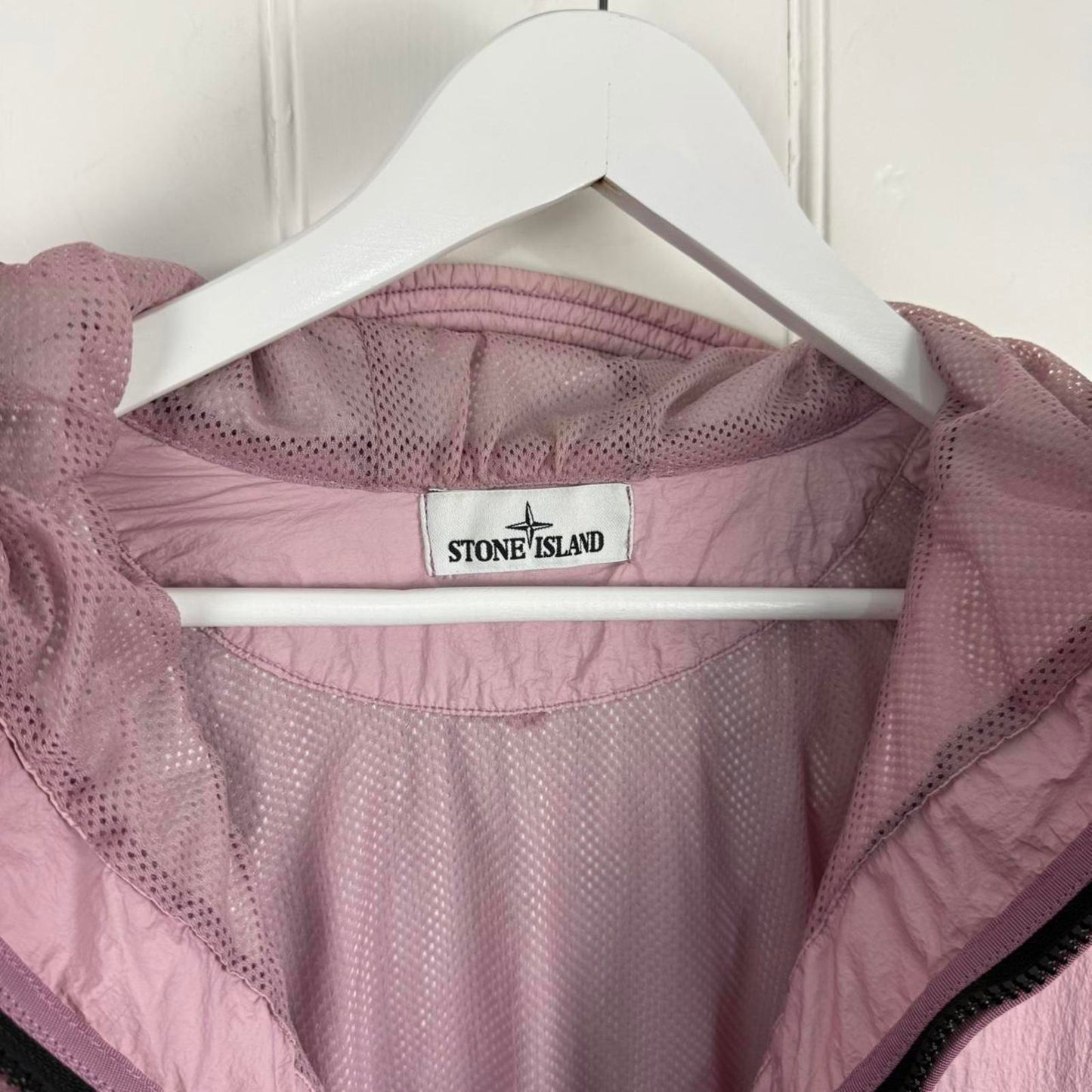 Stone Island Membrana TC Hooded Jacket Pink (L)