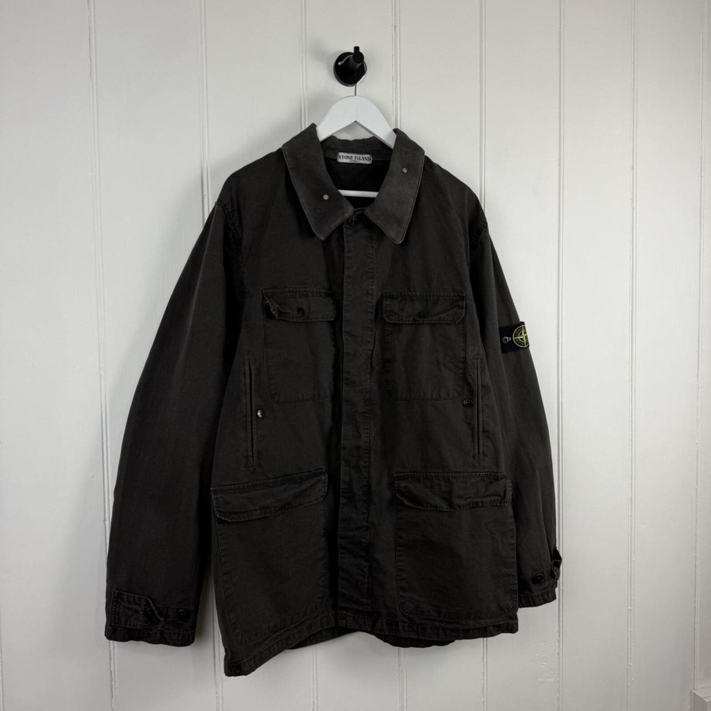 Stone Island Carpenter Style Jacket Charcoal Grey (XXL)