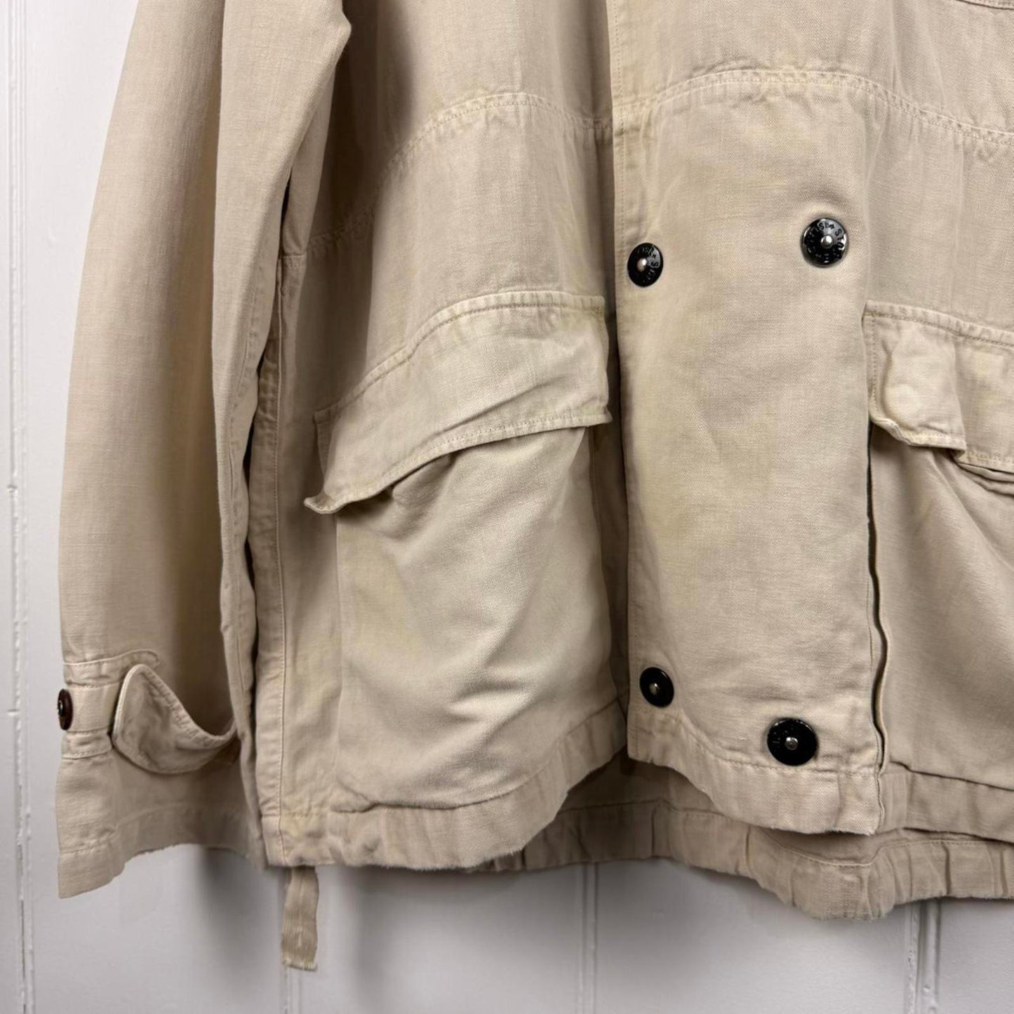 Stone Island Cotton/Linen Field Jacket (XXL)