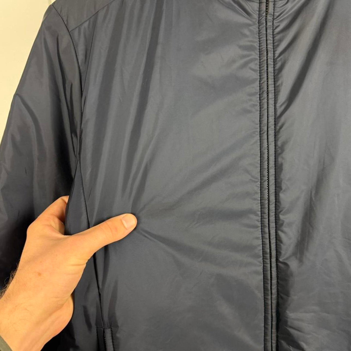 Prada Sport Reversible Padded Nylon Hooded Jacket (M)
