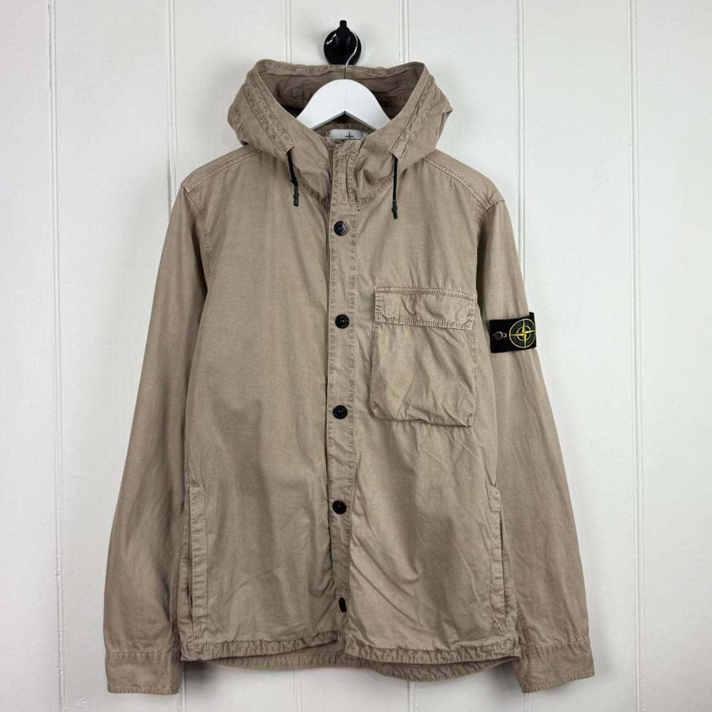 Stone Island Lightweight Hooded Overshirt (L)