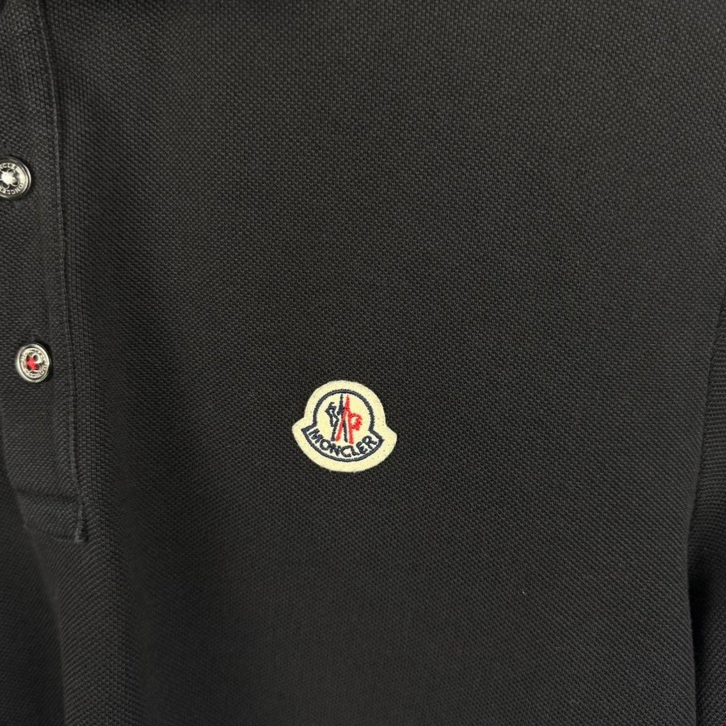 Moncler Long Sleeve Polo Shirt (L)