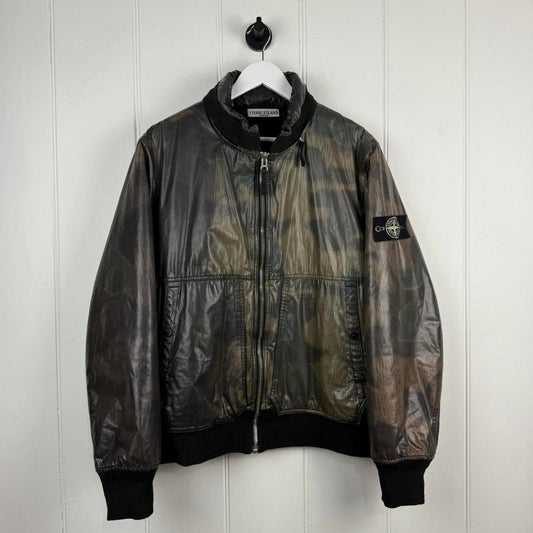 Stone Island Ice Jacket Camouflage Bomber (L)