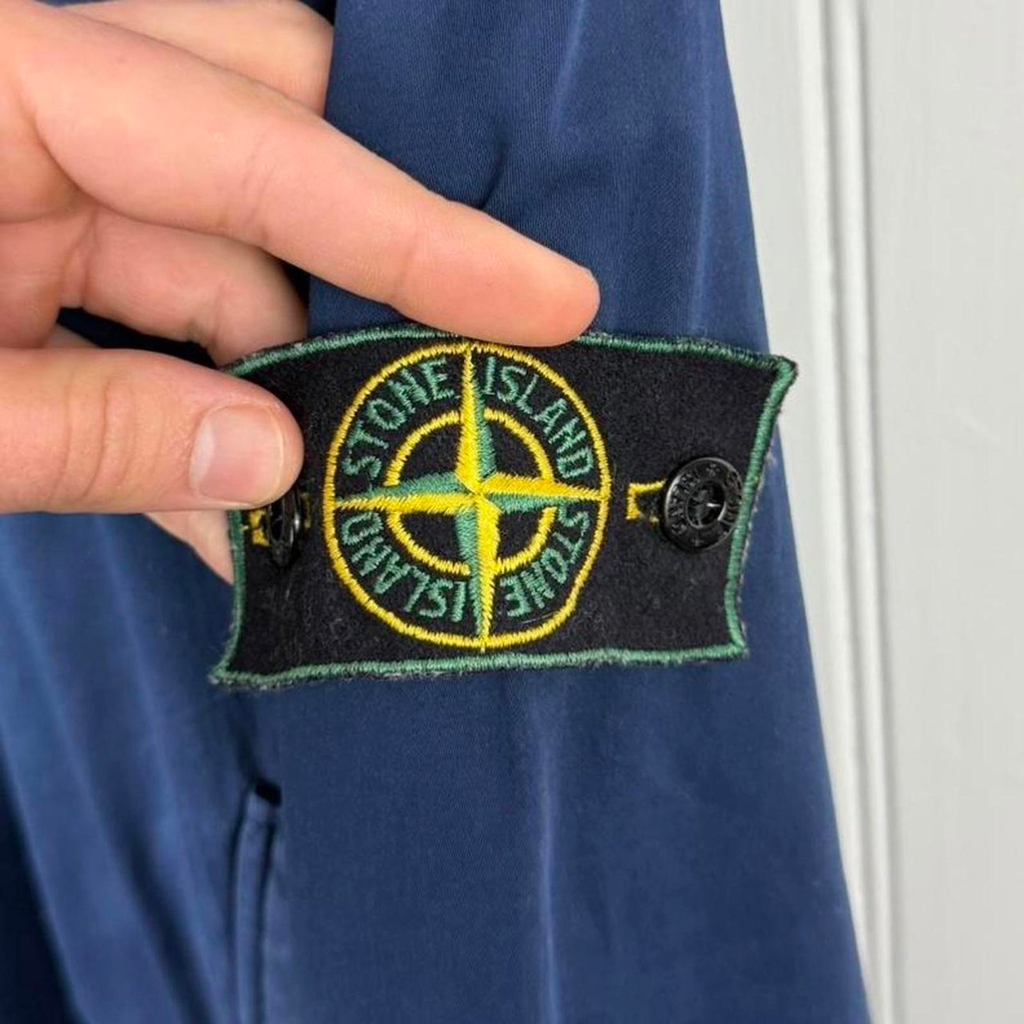Stone Island Raso Gommato Jacket Navy (M)