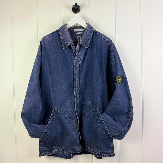 1995 Stone Island Denim Carpenter Jacket (XL)