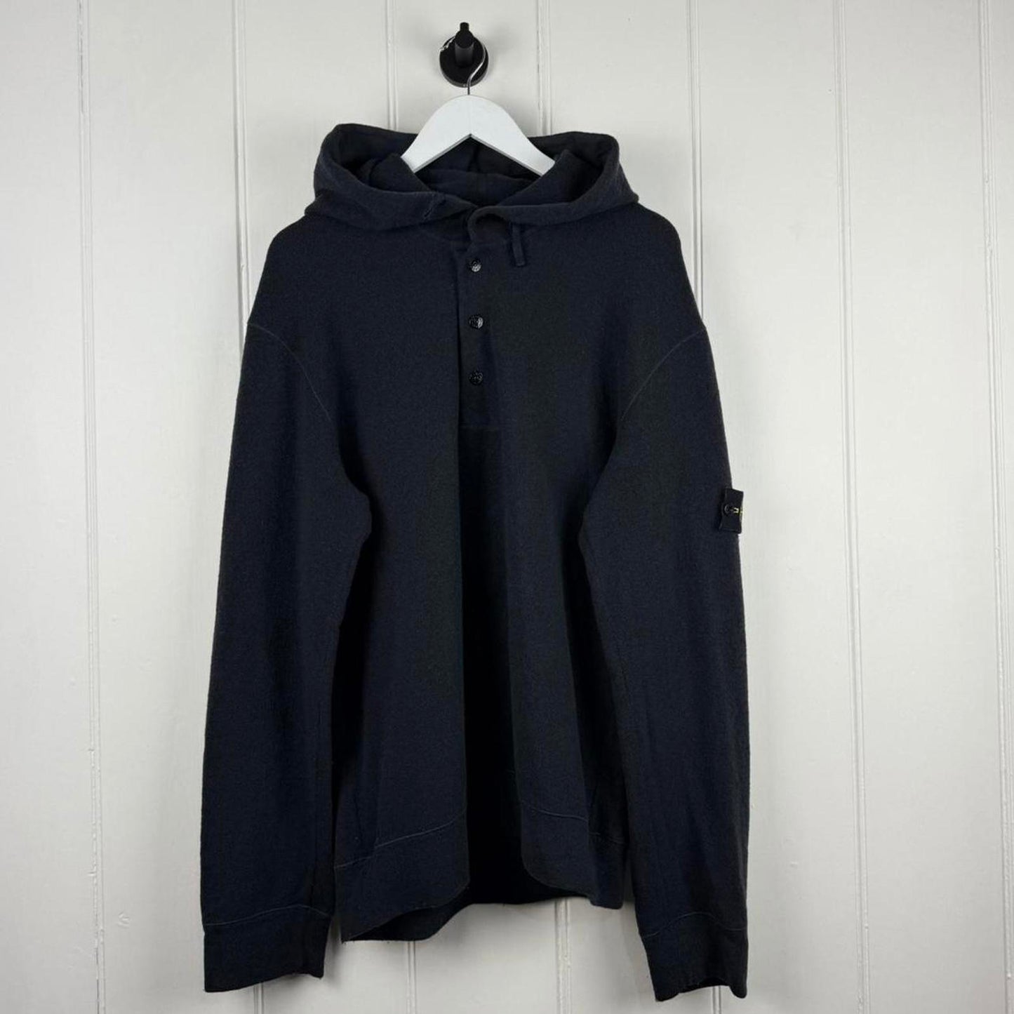 Stone Island Hooded Button-Placket Knit (L)