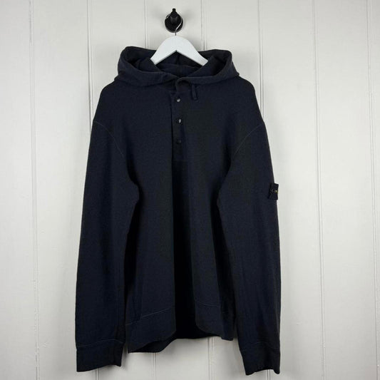 Stone Island Hooded Button-Placket Knit (L)