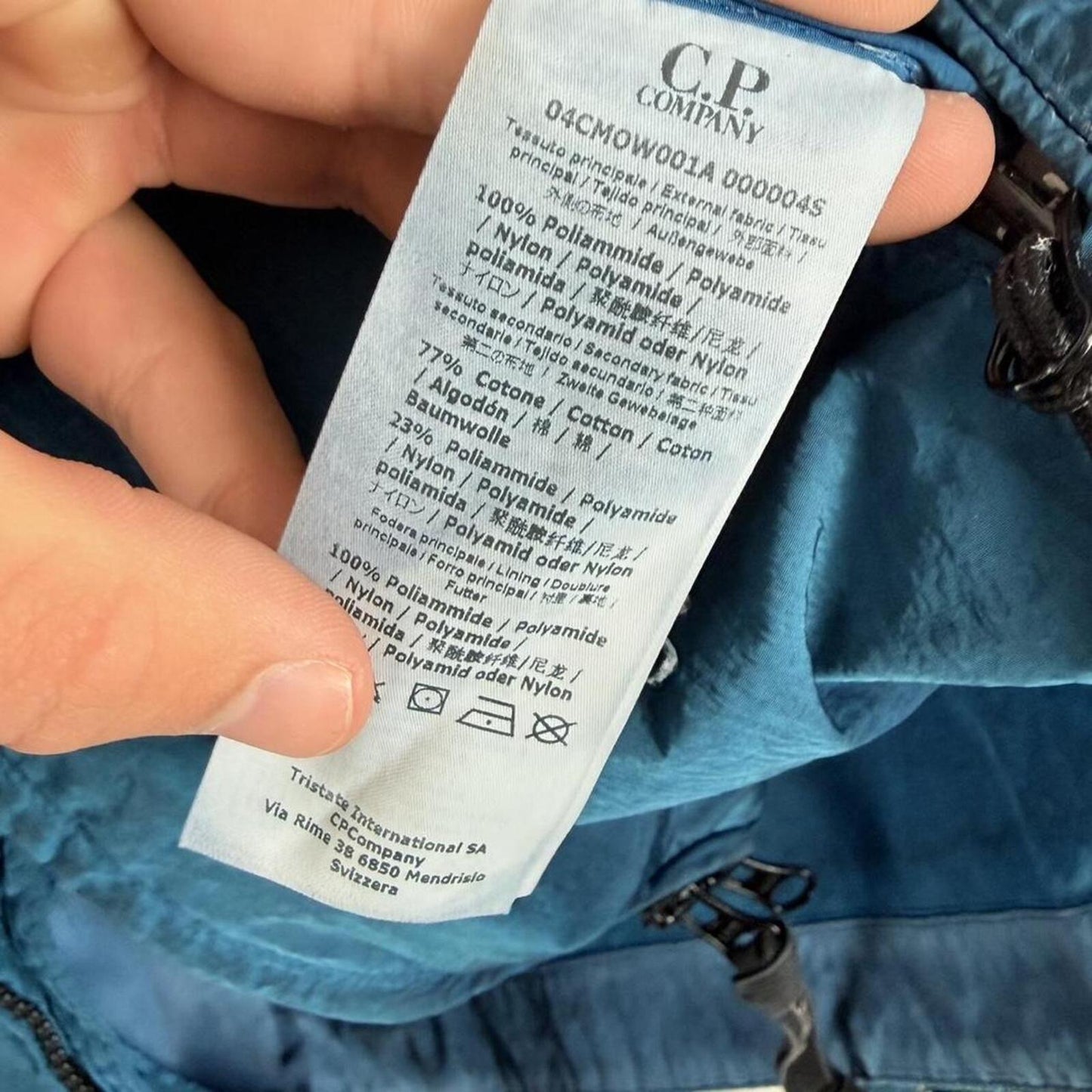CP Company Chrome Re-Colour Jacket Blue (M)