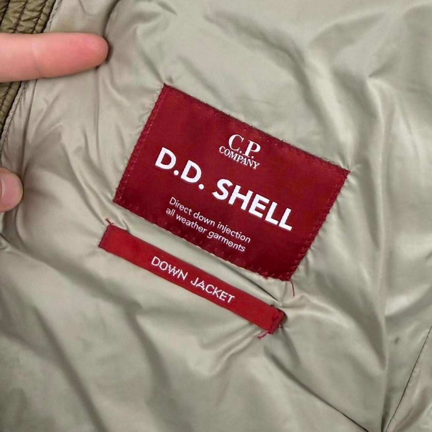 C.P. Company D.D. Shell Goggle Hood Down Jacket (M)