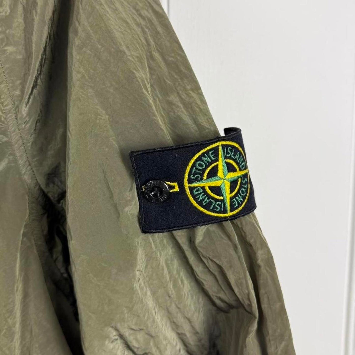 Stone Island Nylon Metal Smock Pullover Olive (S)