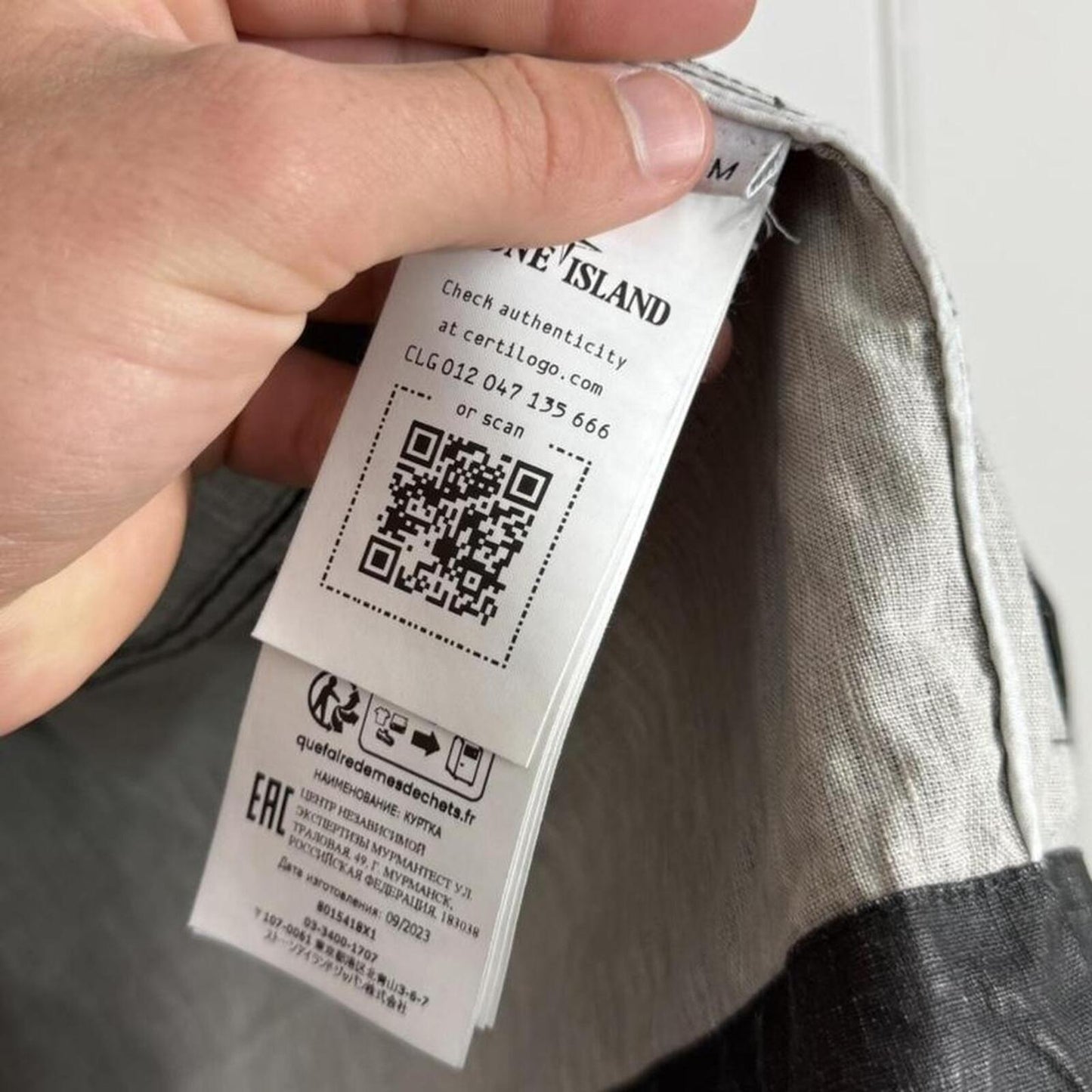 Stone Island Marina Raw Plated Linen Jacket Black (M)
