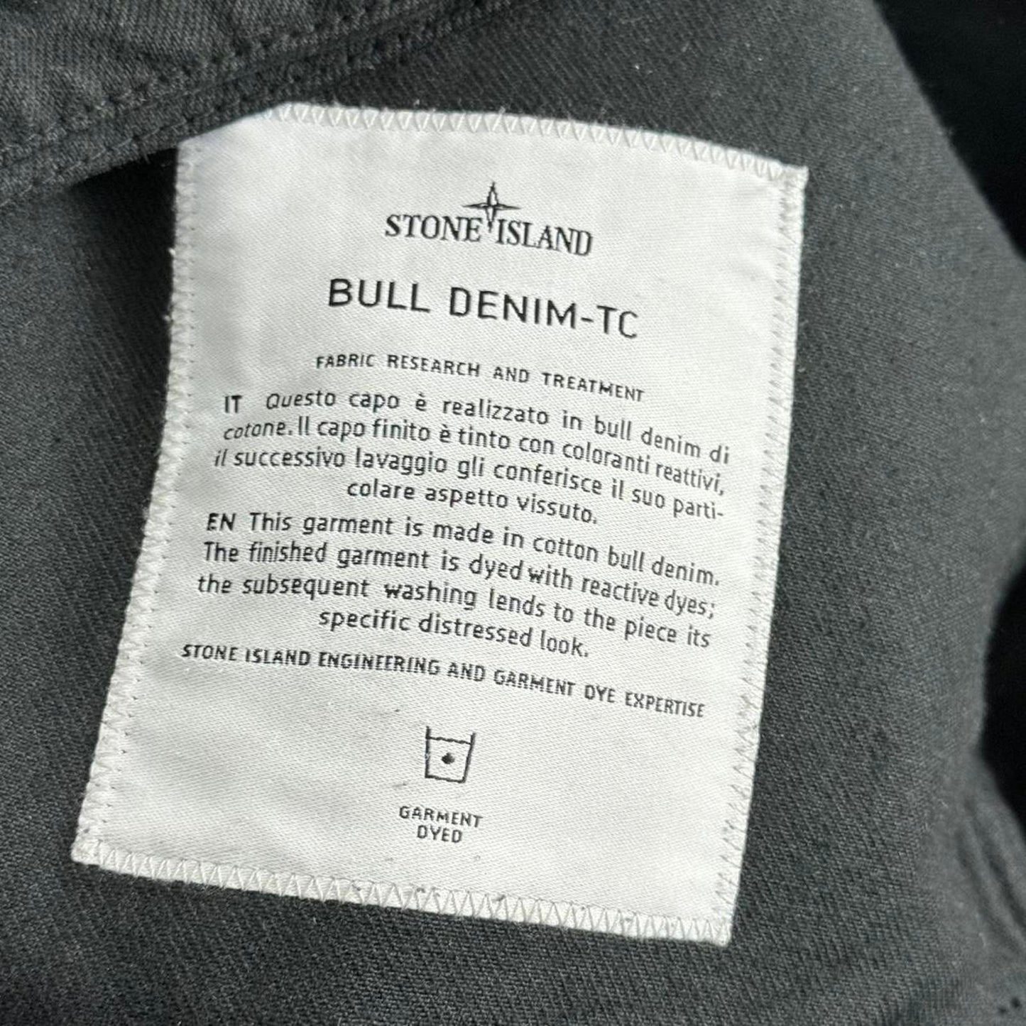 Stone Island x Supreme Bull Denim Jacket – Black (M)