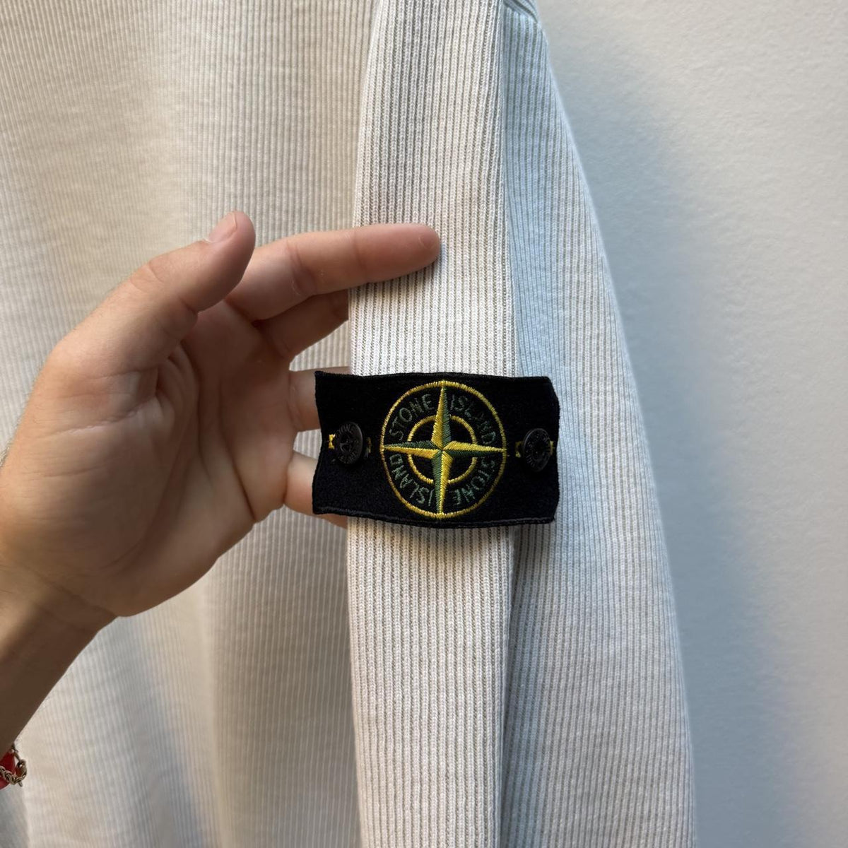 Early 00s Stone Island Ribbed Knit (L)