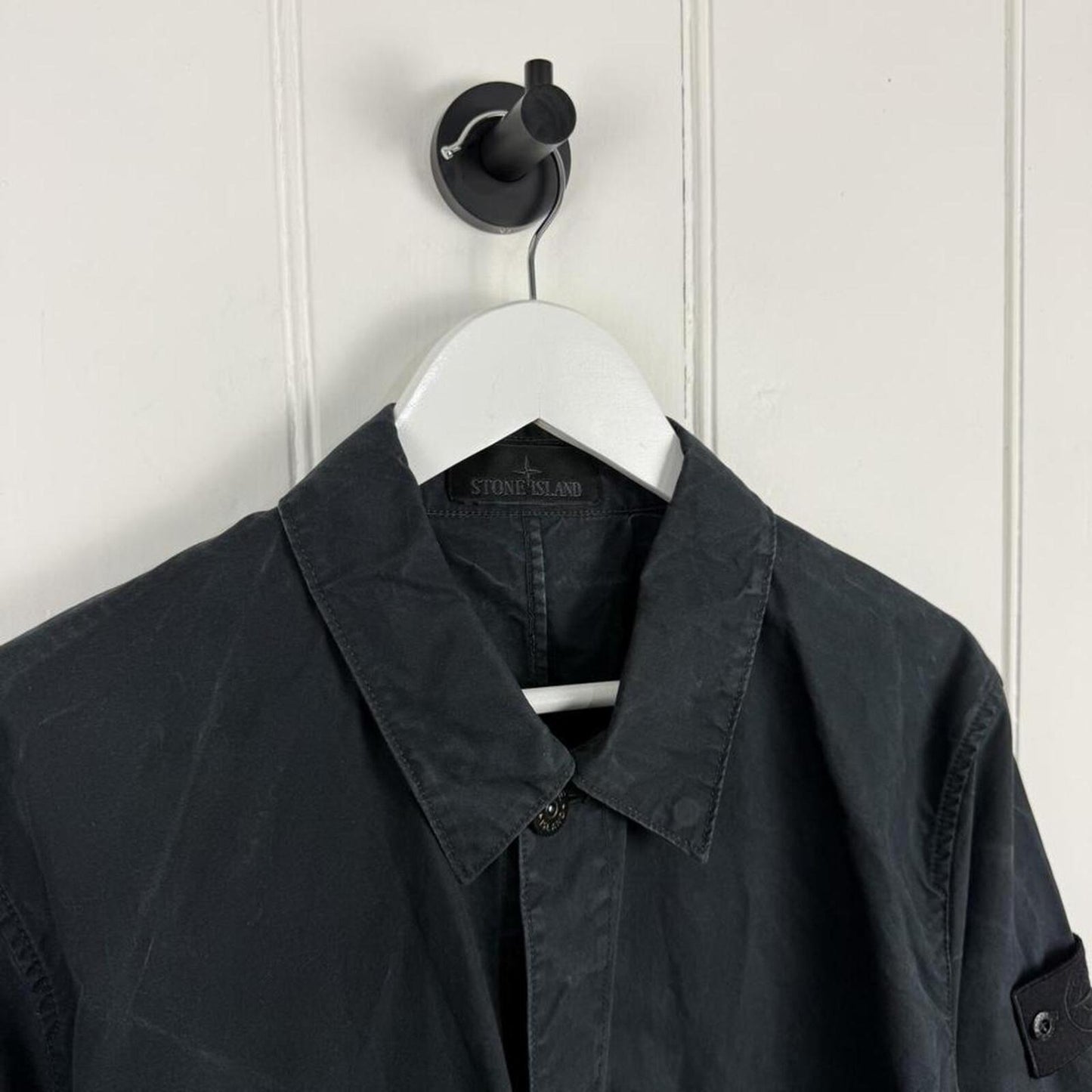 Stone Island Ghost Piece Oventile Jacket Black (L)