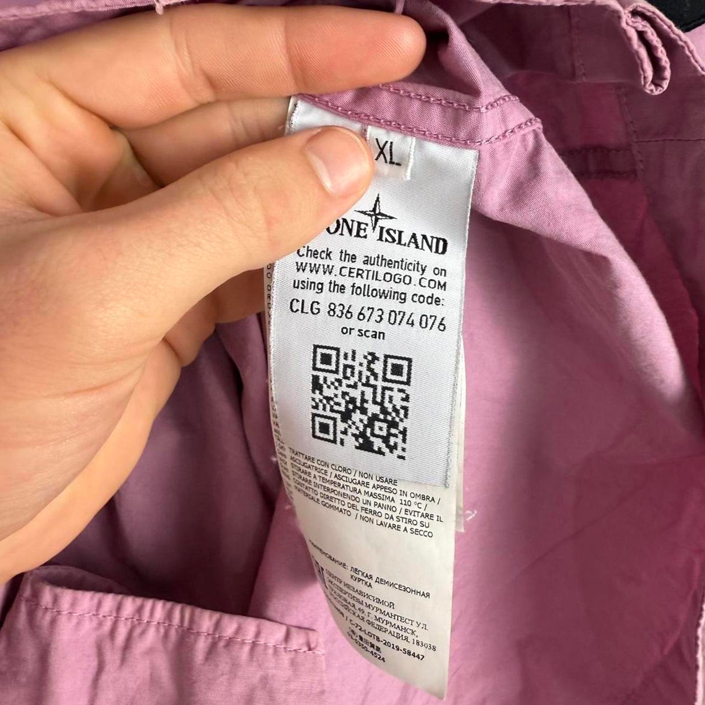 Stone Island Hooded Overshirt Jacket (XL)