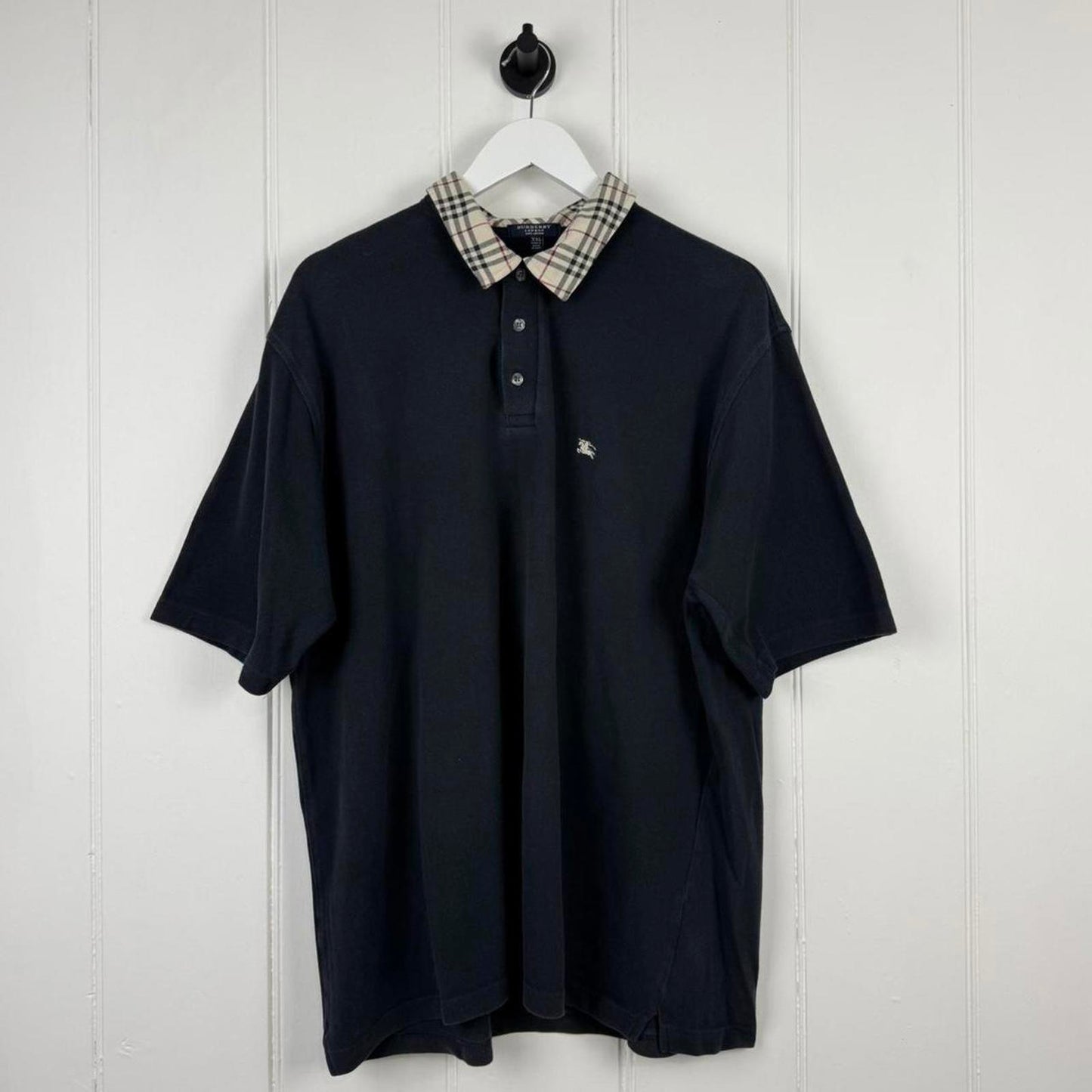Burberry Polo Shirt Navy (XXL)
