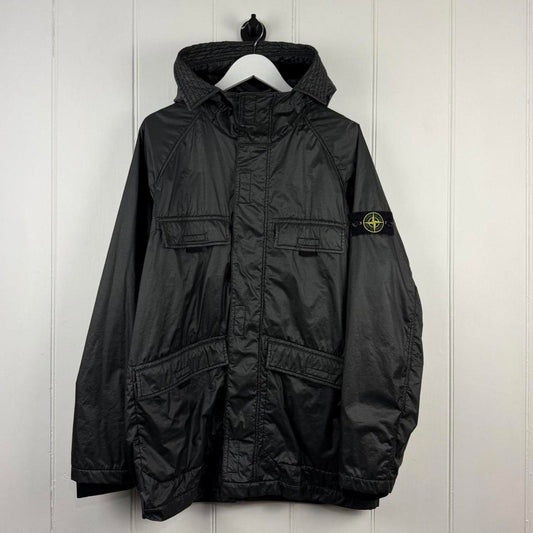 Stone Island Lamy Flock Hooded Jacket (L)