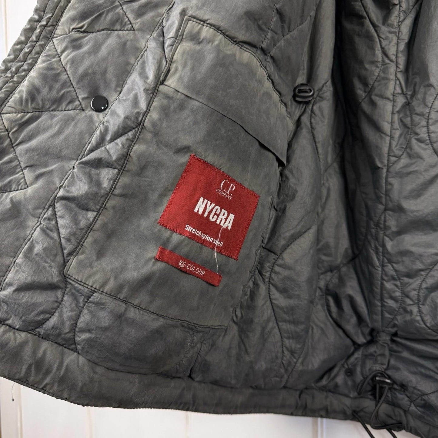 CP Company Nycra Quilted Goggle Jacket (L)