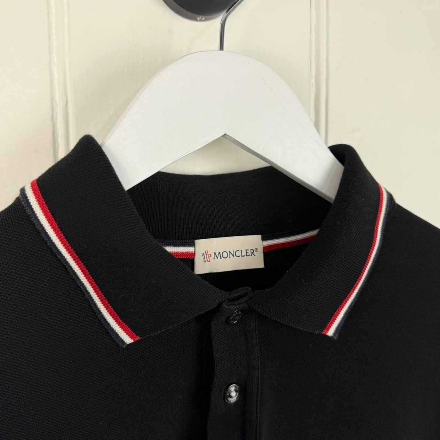 Moncler Long Sleeve Polo Shirt (L)