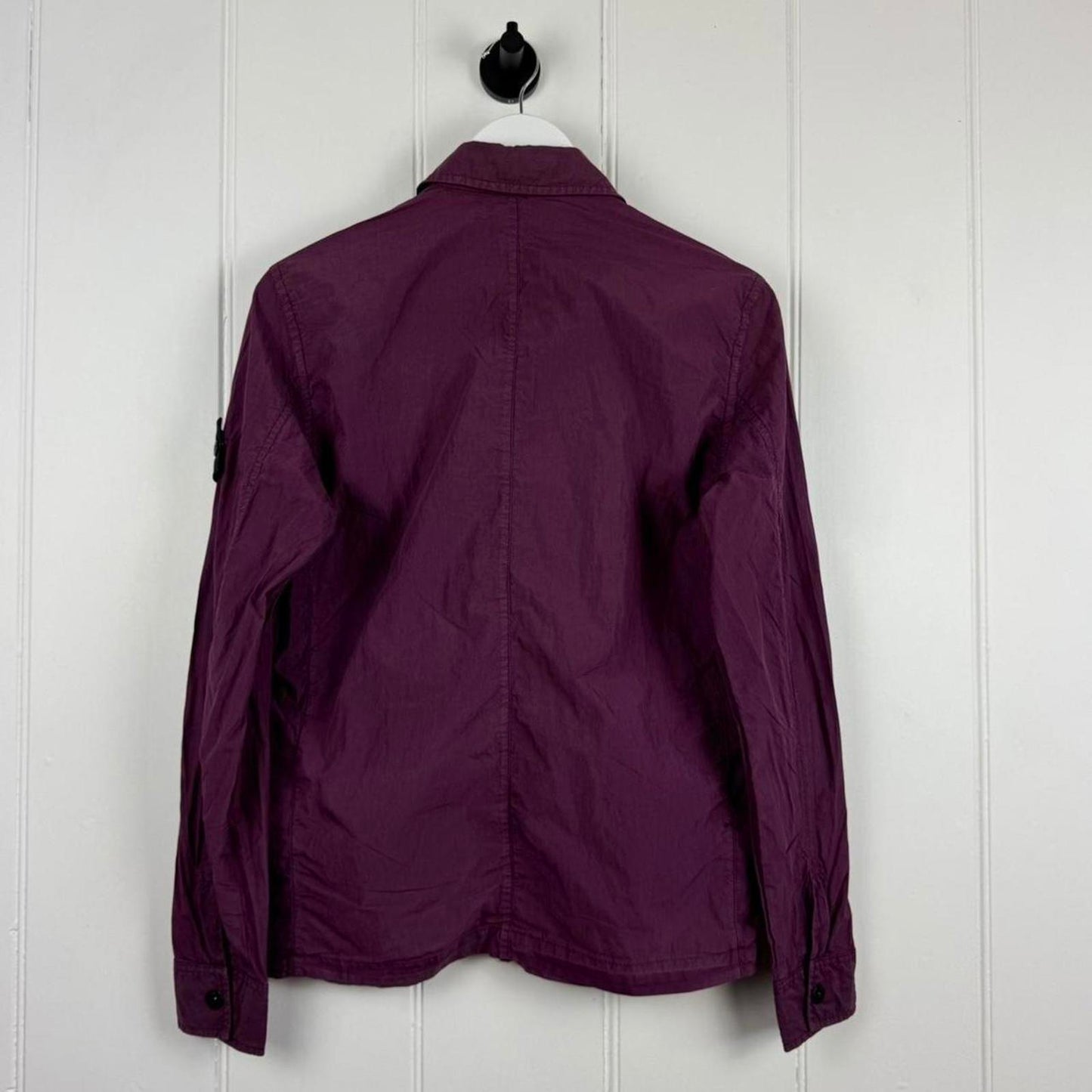 Stone Island Nylon Tela Overshirt Burgundy (S)