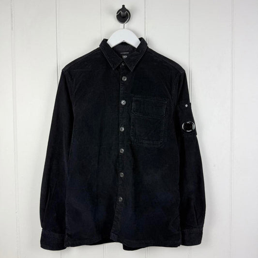 CP Company Corduroy Shirt in Black (M)