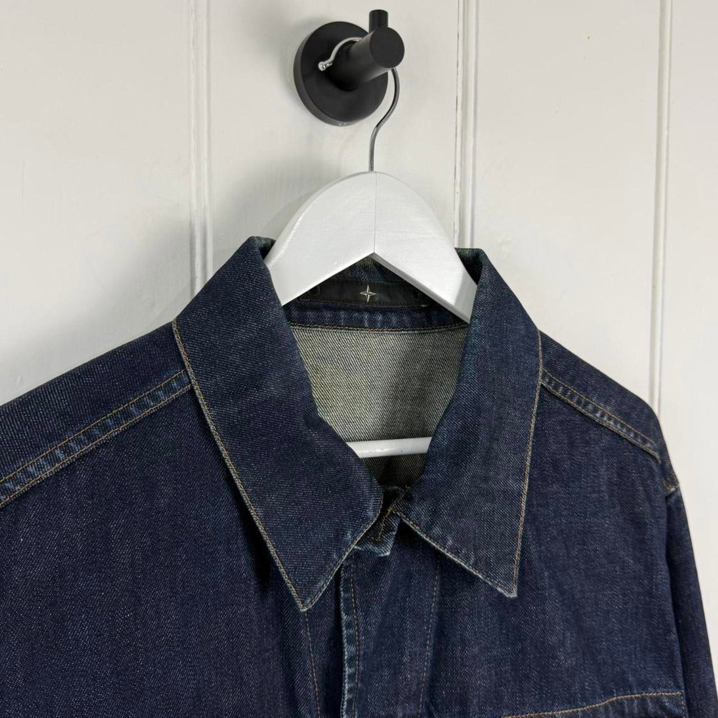 Stone Island Denim Jacket Dark Indigo (XL)