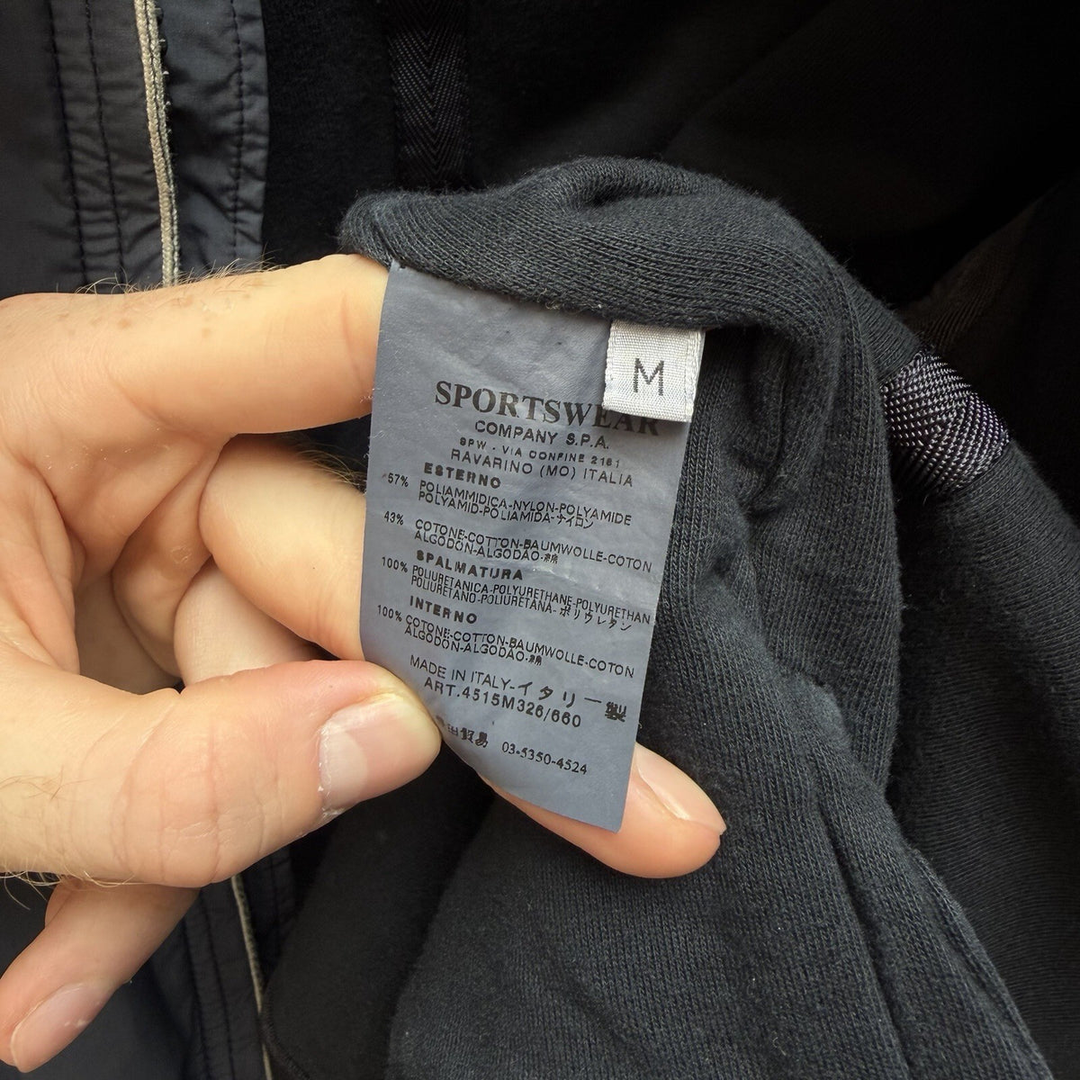 00’s Stone Island Fleece Lined Jacket (M)