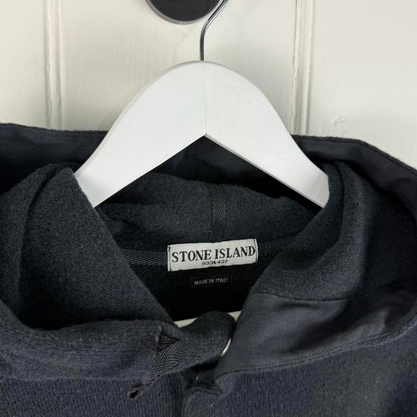 Stone Island Hooded Button-Placket Knit (L)