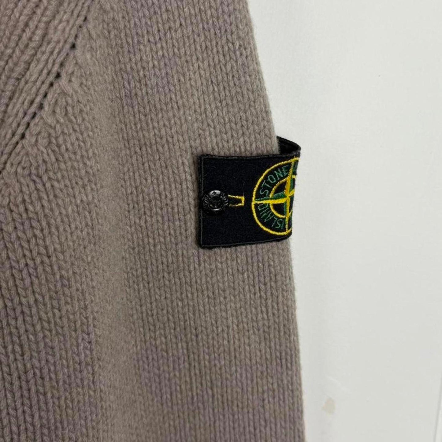 Stone Island 2001 Button Neck Wool Knit (XL)