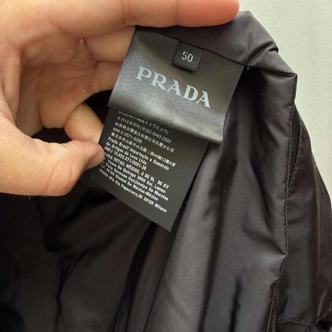Prada Milano Windbreaker Jacket in Black (M/L)