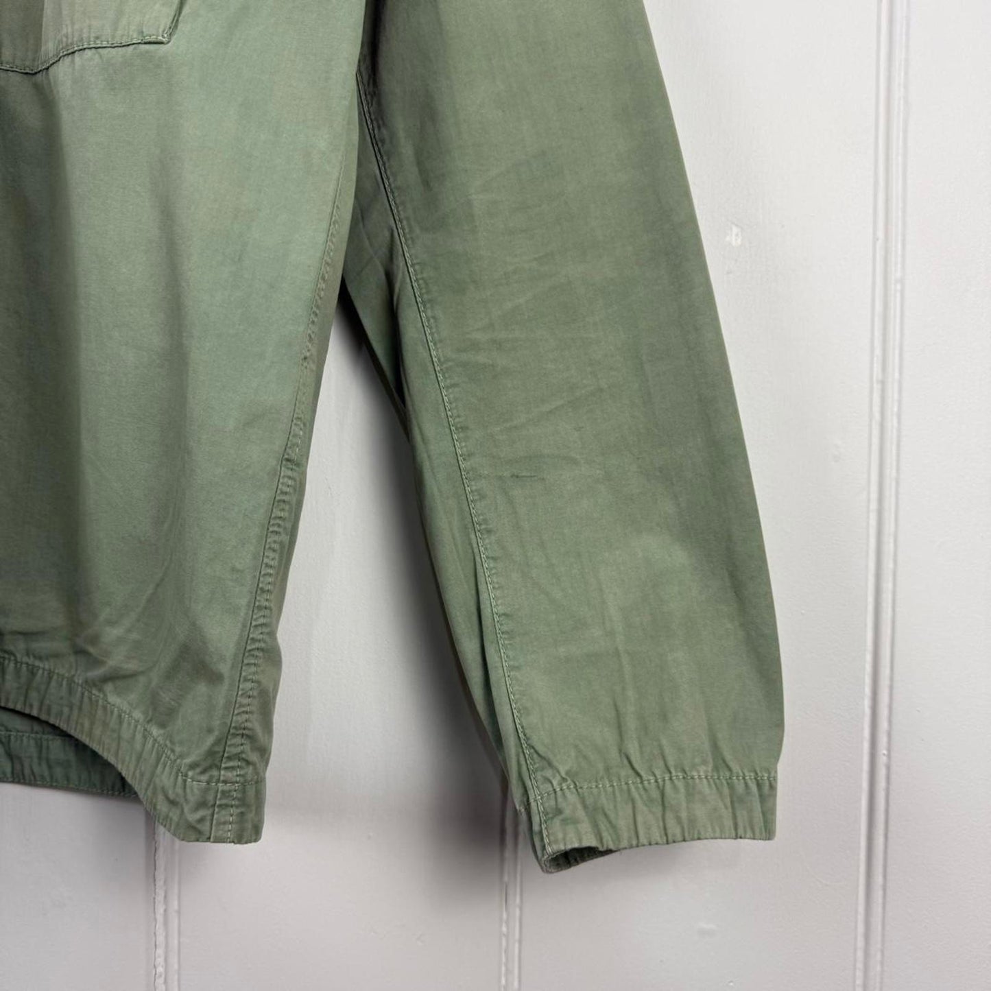 Stone Island Zip Shirt Overshirt – Sage Green (S)