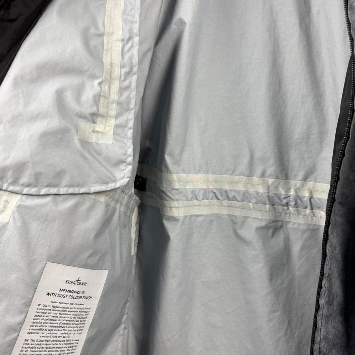 Stone Island Membrana 3L Dust Colour Finish Jacket (XL)