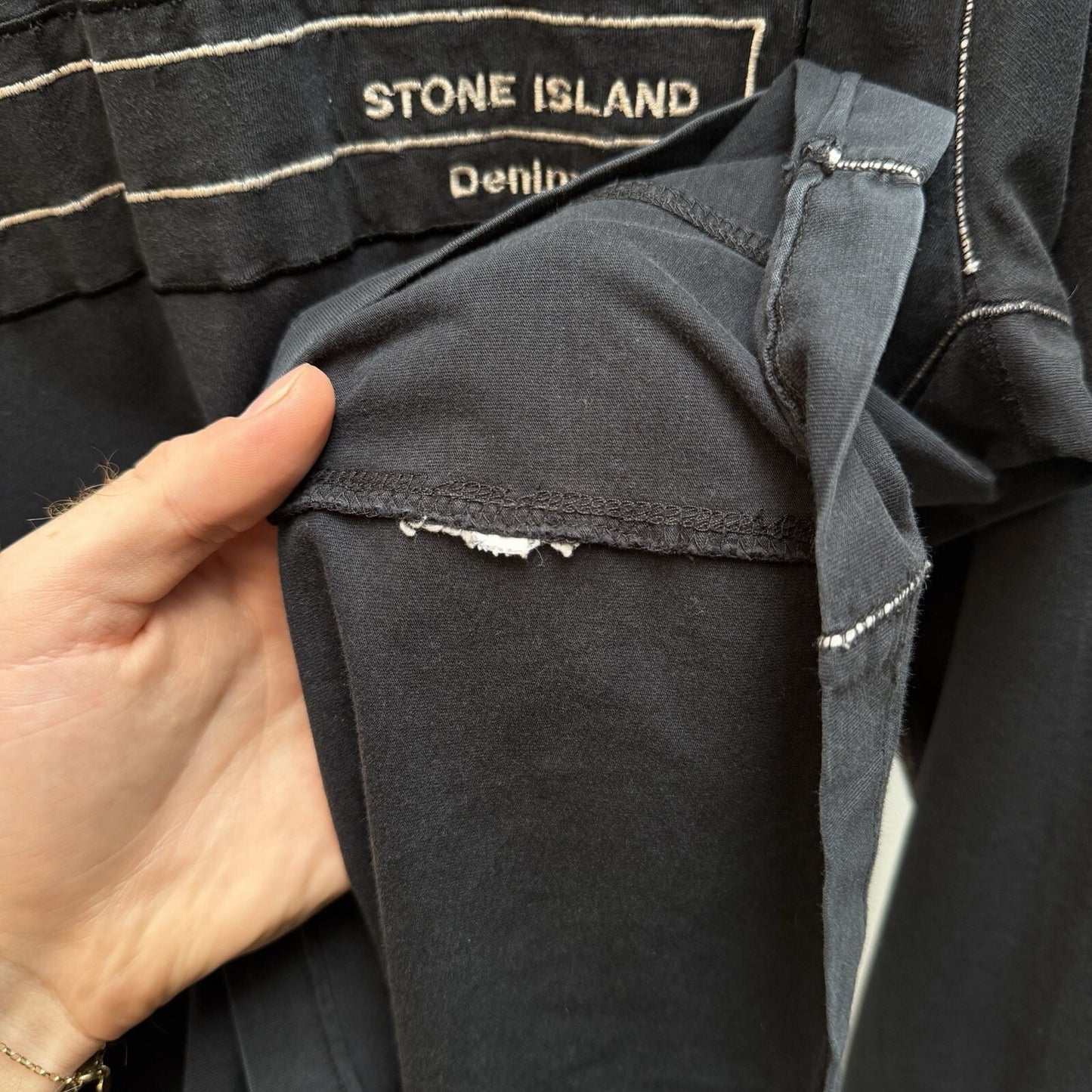00’s Stone island Denims Long Sleeve T-Shirt (M)