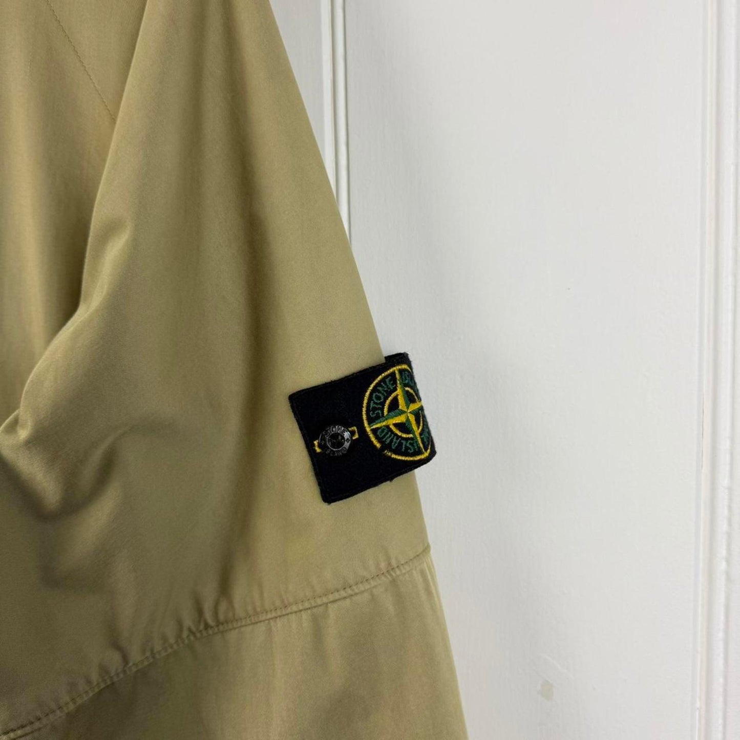 Stone Island Raso Floccato Sniper Mask Jacket Beige (XL)