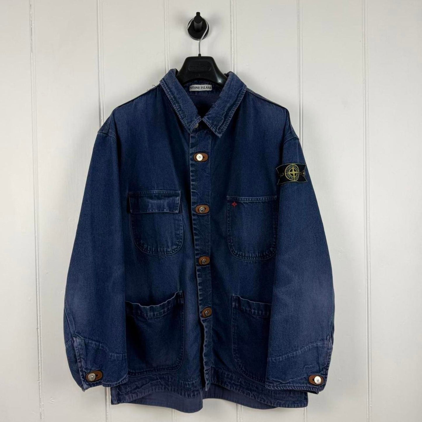 Stone Island 1986 Denim Carpenter Jacket (L/XL)