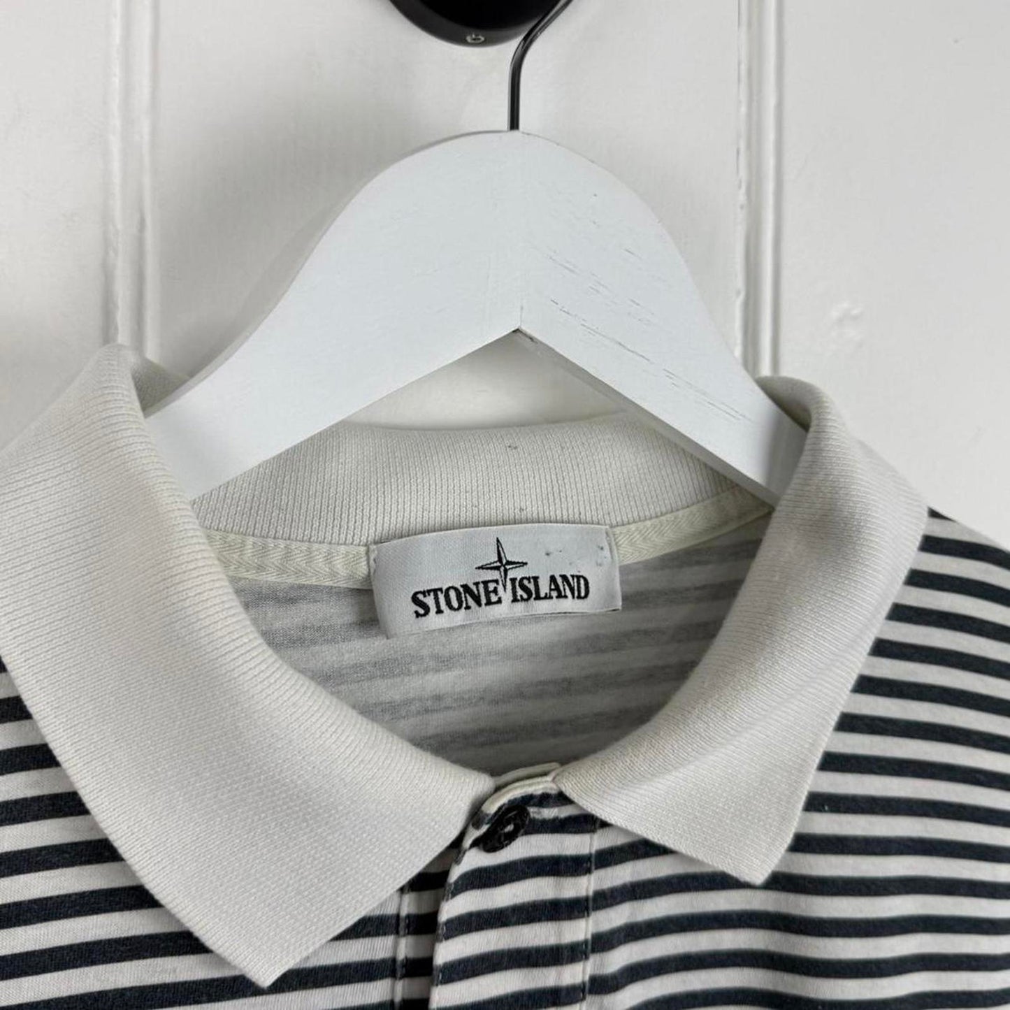 Stone Island Marina Striped Polo Shirt – Size XXL (Relaxed Fit)