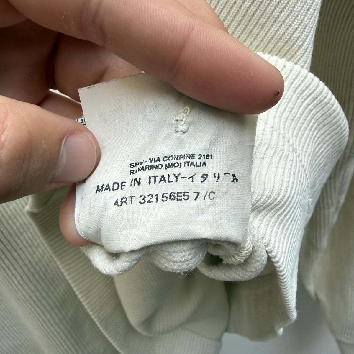 Early 00’s Stone Island Ribbed Zip Jumper (XL)