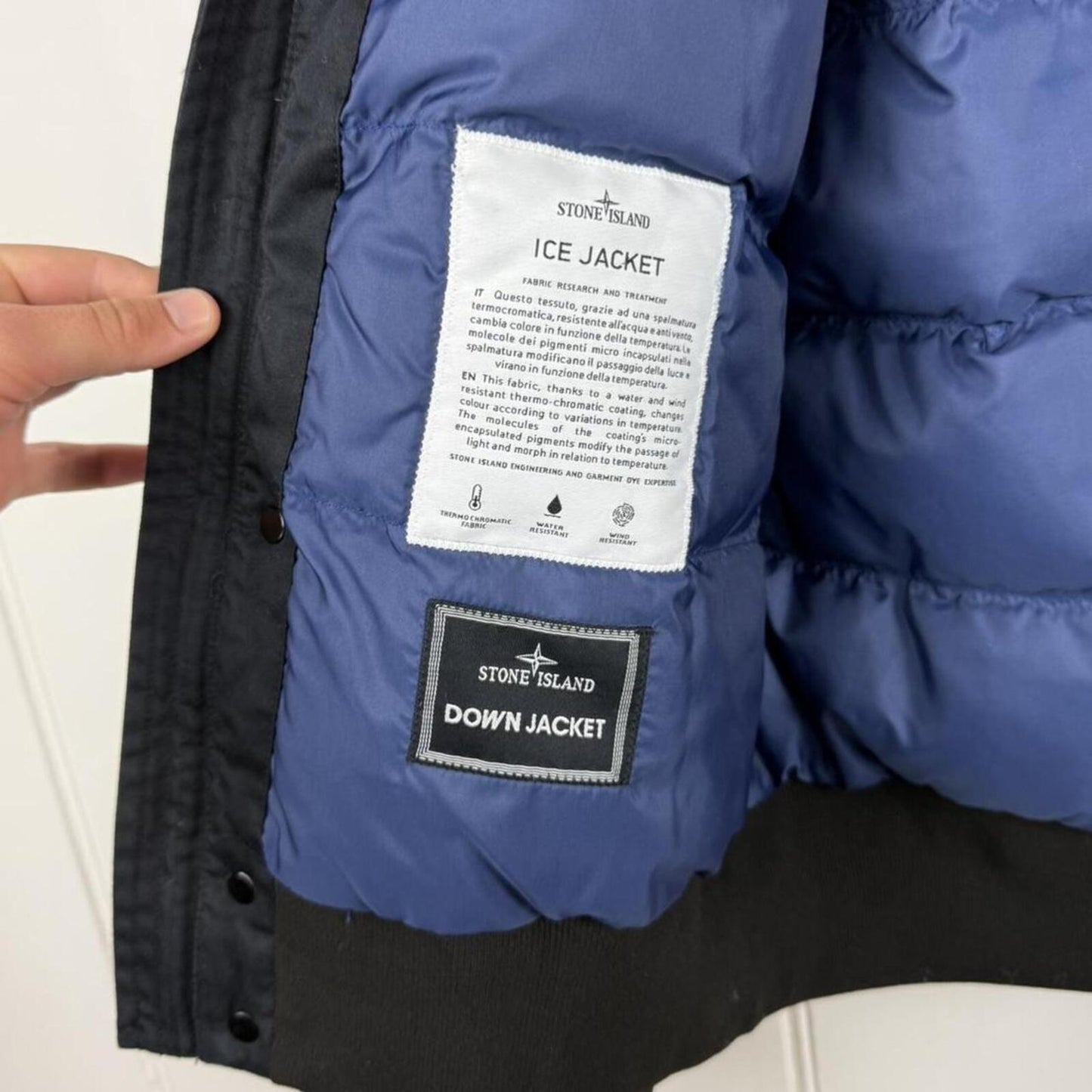 Stone Island Ice Jacket Heat Reactive Down Jacket (L)
