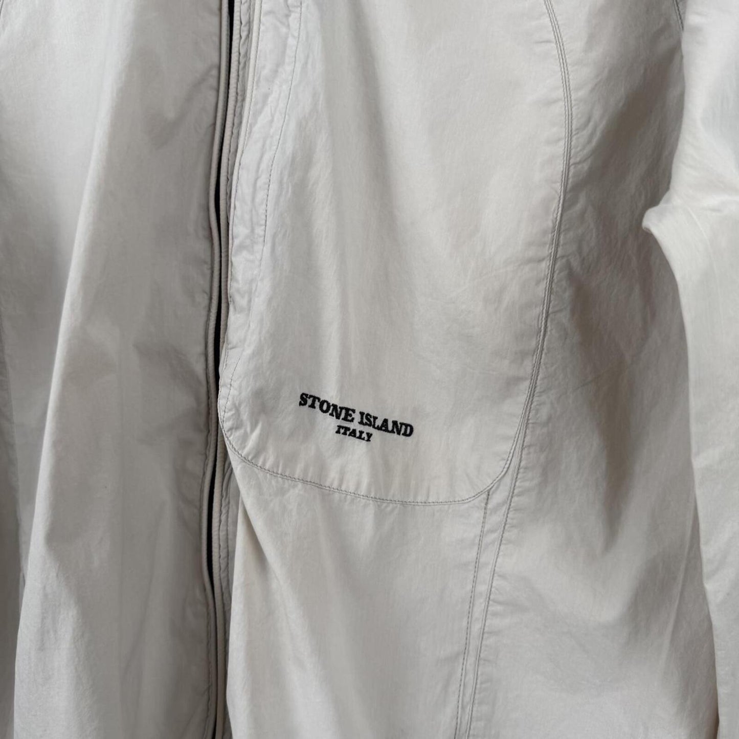 Stone Island Sportswear Italy Logo Zip Shirt Jacket (M)