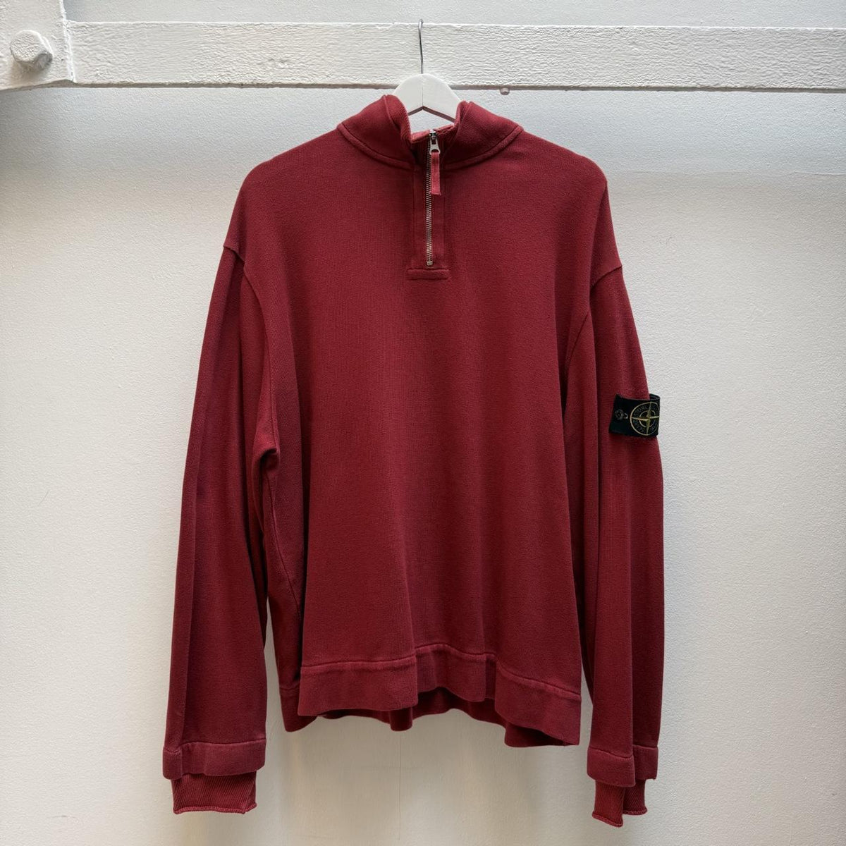 Early 2000s Stone Island Half Zip Jumper (XL)