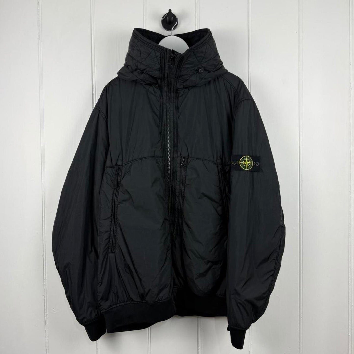 Stone Island Crinkle Reps NY Down Jacket Black (3XL)