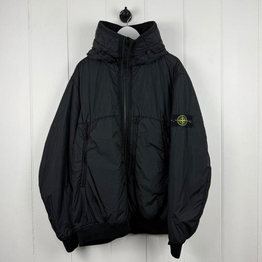 Stone Island Crinkle Reps NY Down Jacket Black (3XL)