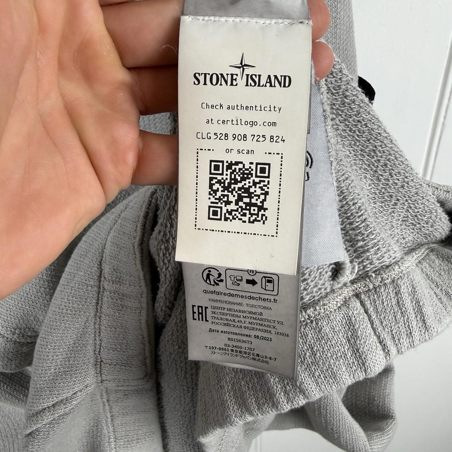 Stone Island Closed Loop 1/4 Zip Hoodie (L)