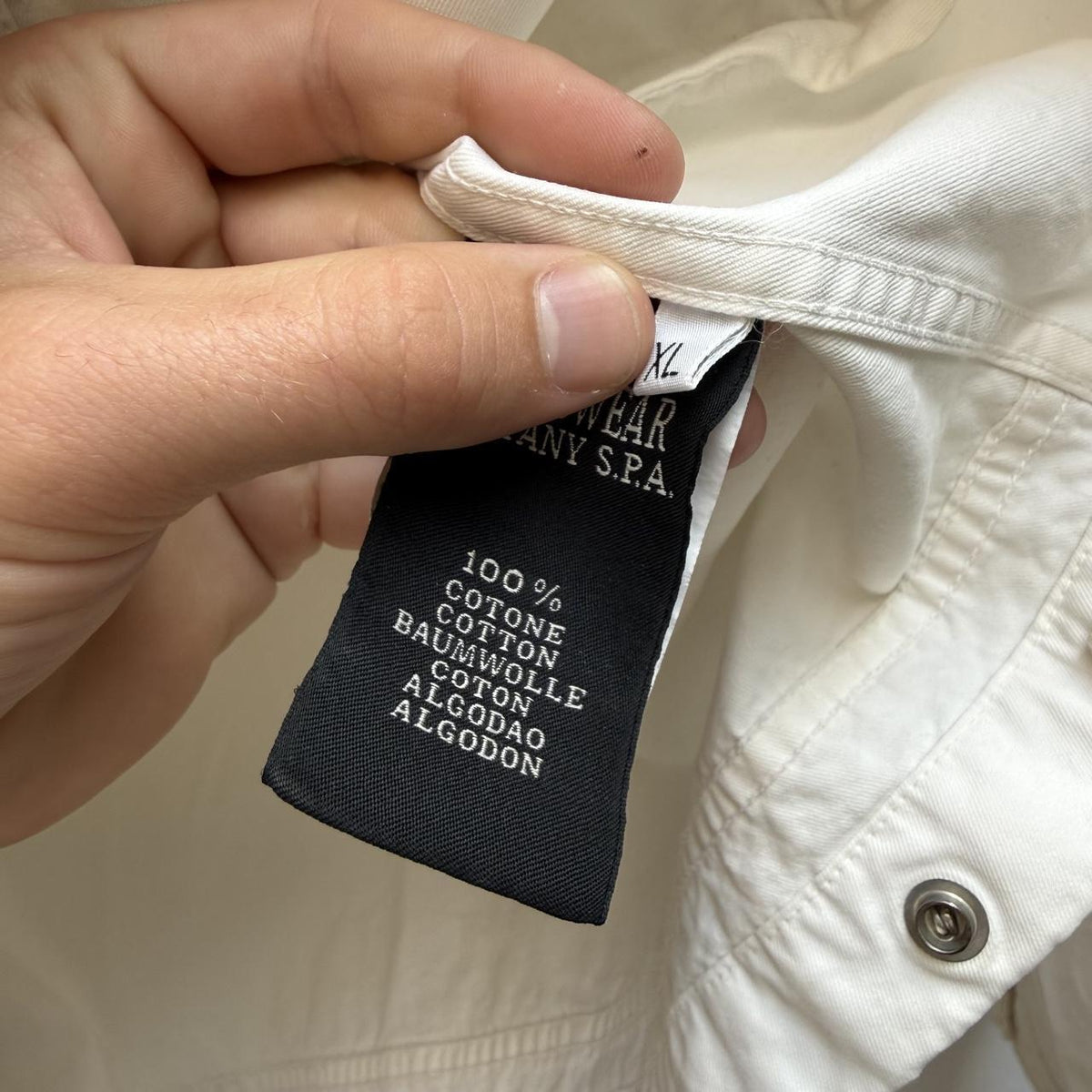 Stone Island Denims Range Jacket White (L)