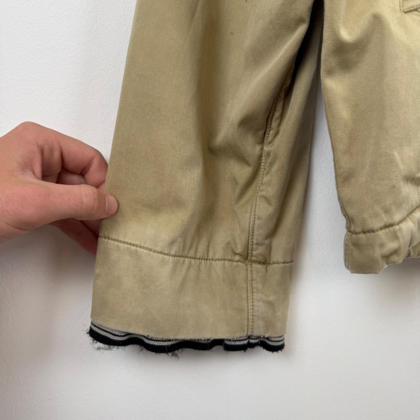 Stone Island Raso Floccato ‘Riot Mask’ Jacket Beige (L)