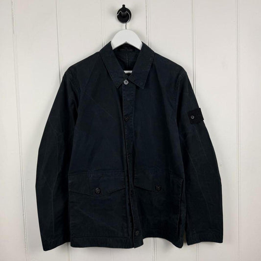 Stone Island Ghost Piece Oventile Jacket Black (L)